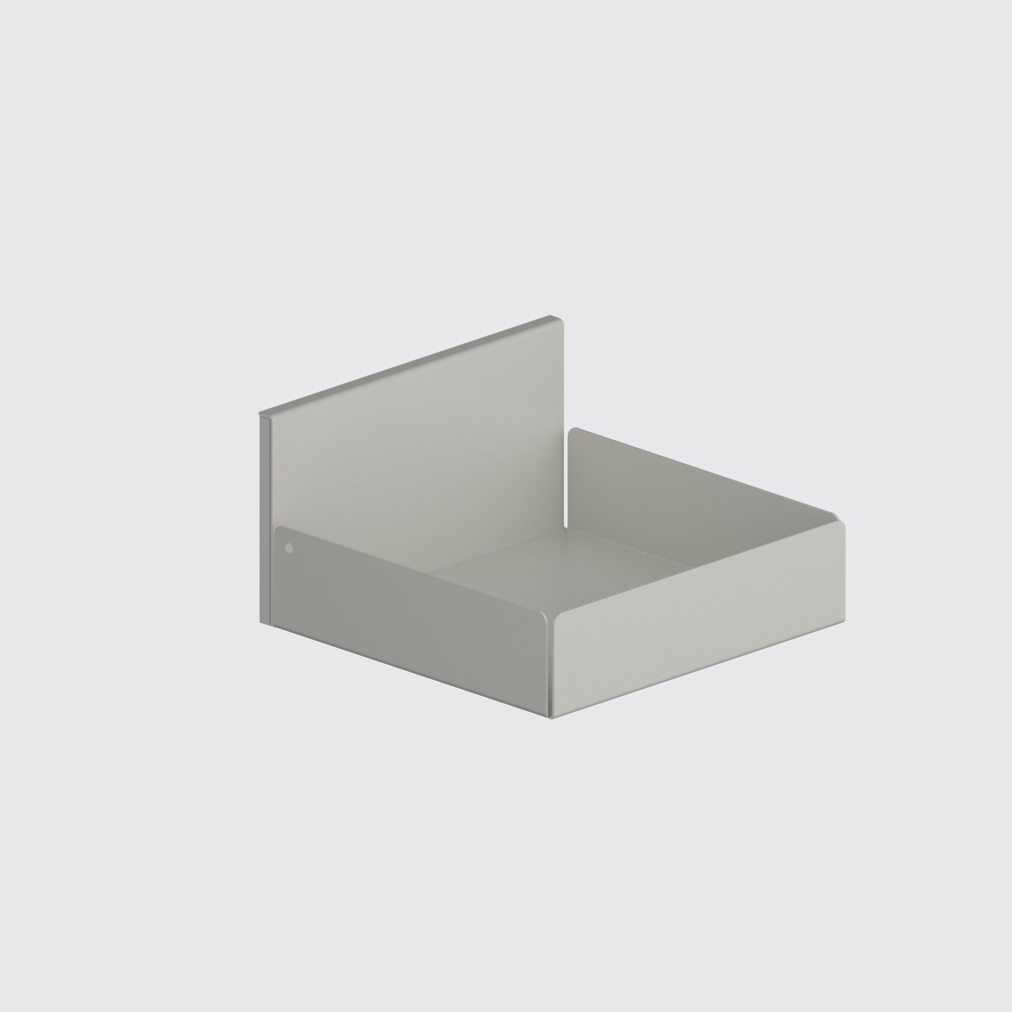 Kleine magnetische Metallbox in Weiss für die Küchenrückwand