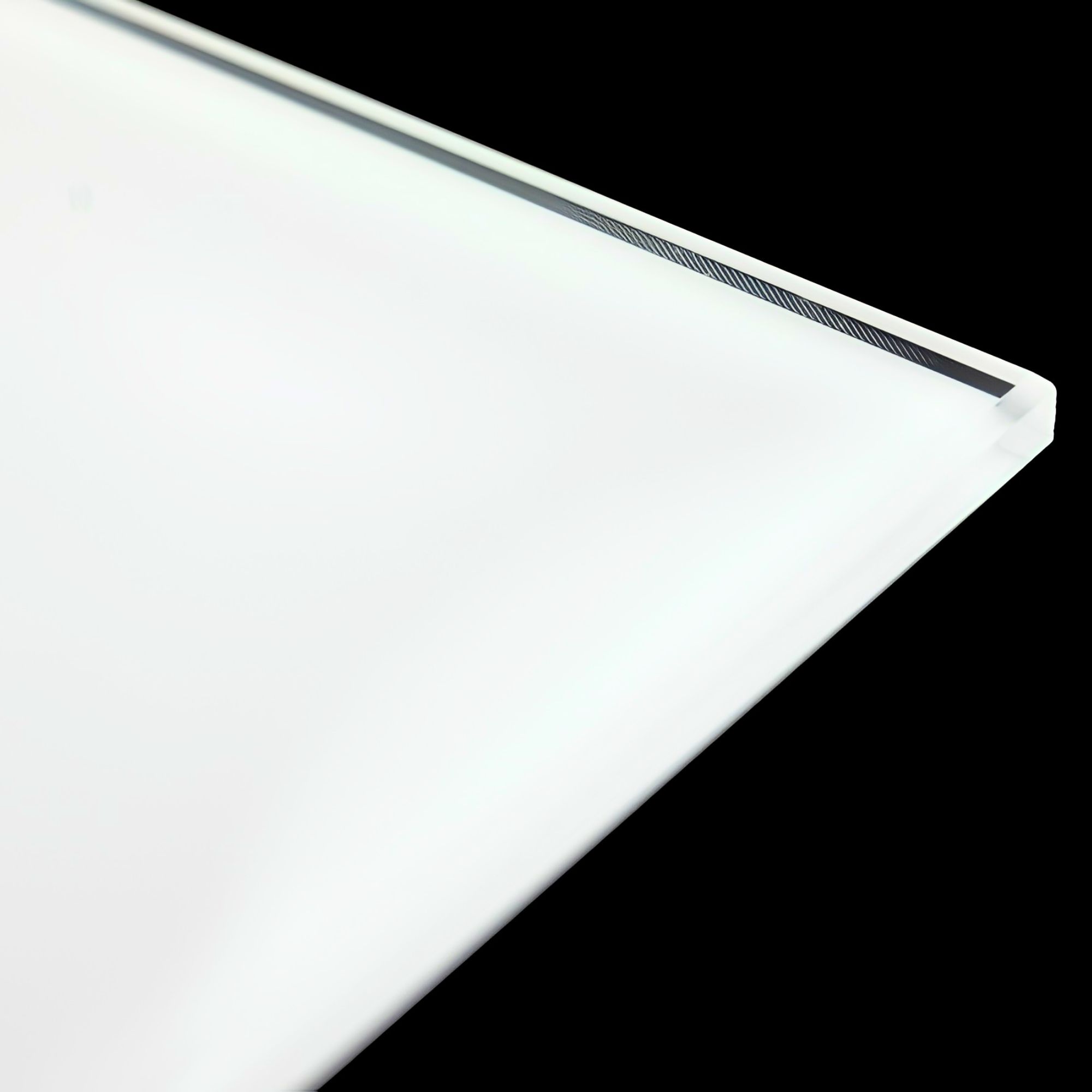 Glasplatte Laco White pure 9003