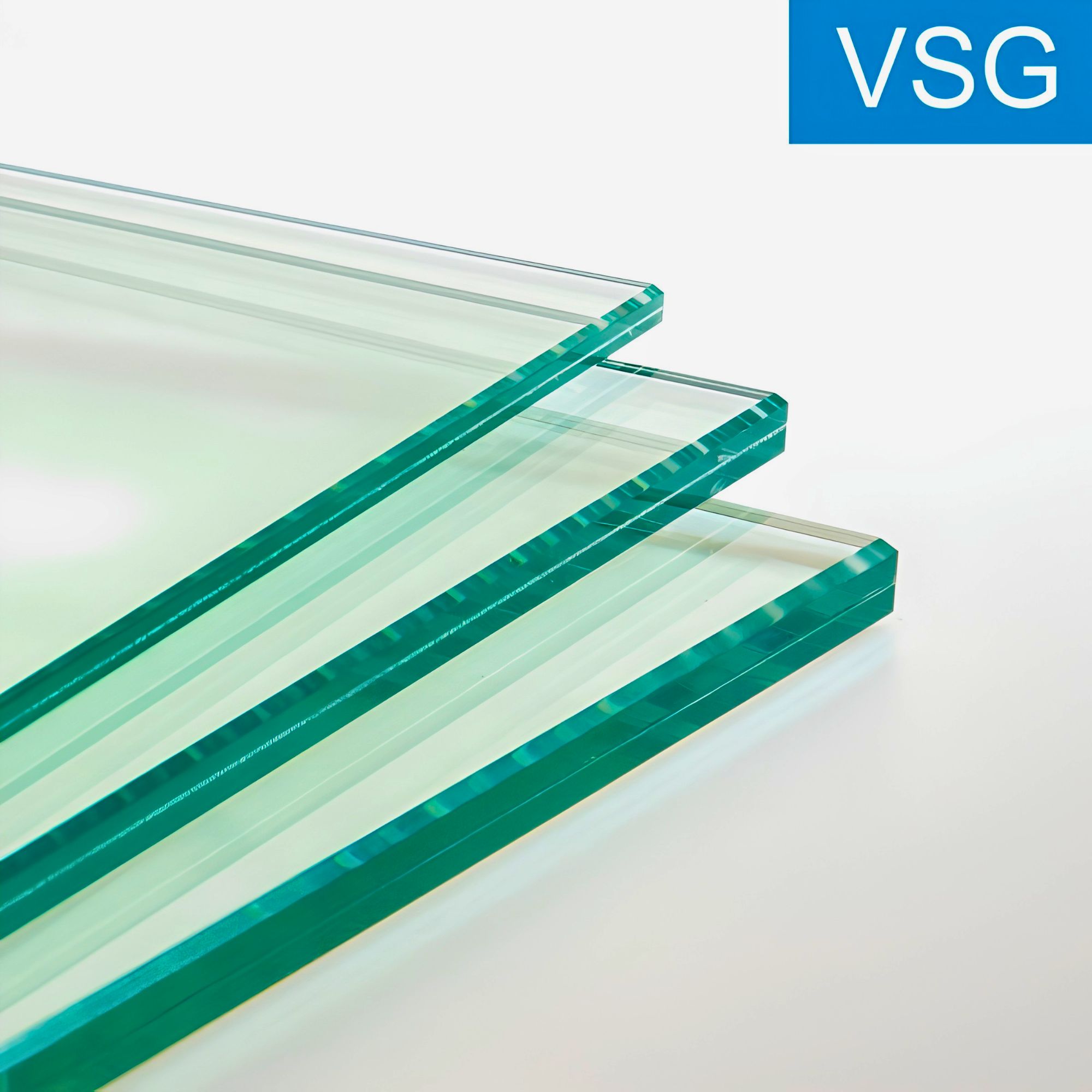 Drei Scheiben VSG-Sicherheitsglas